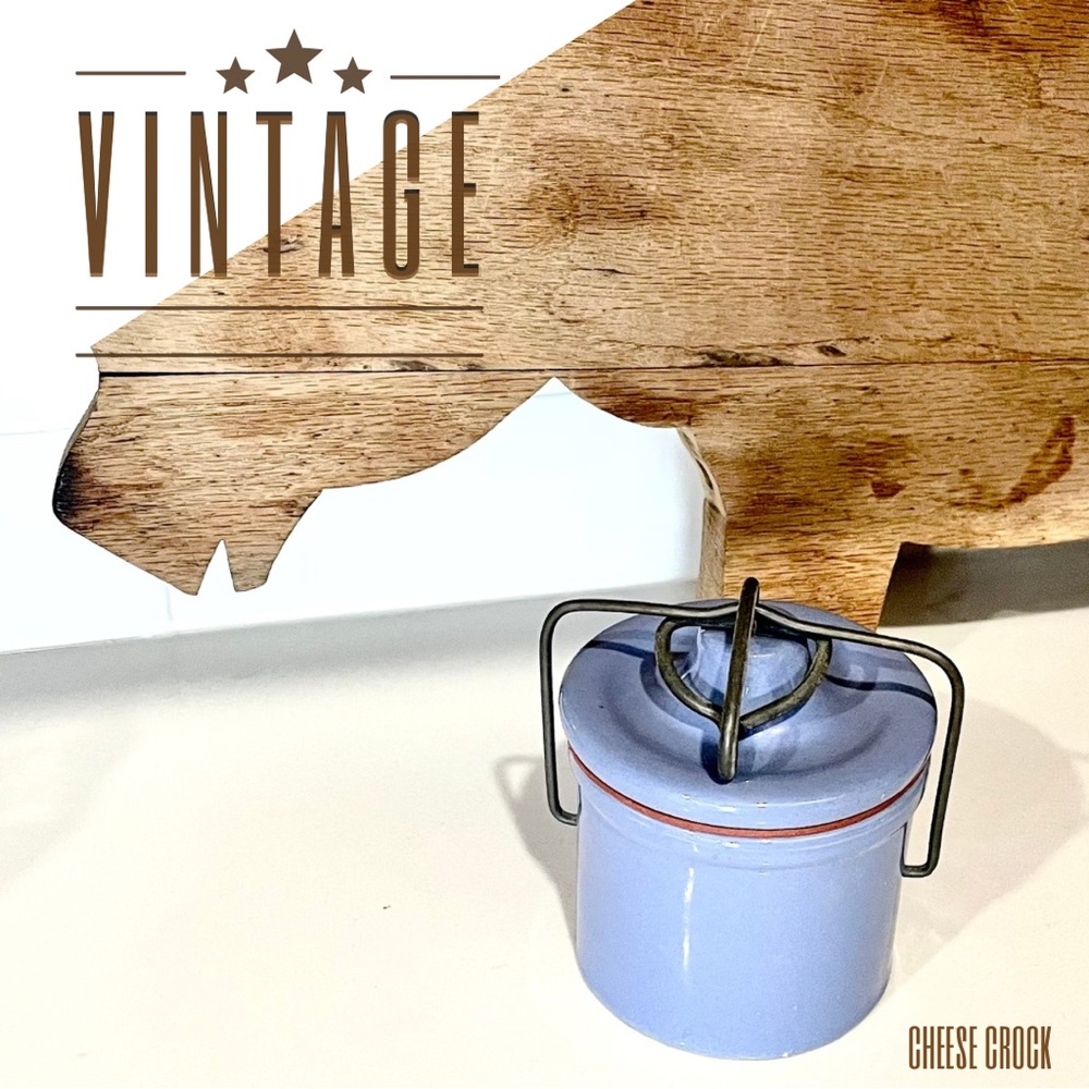Vintage Crock with Lid